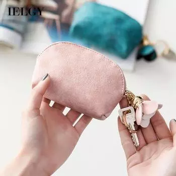IELGY cute and simple coin purse women s short small fresh чёрный