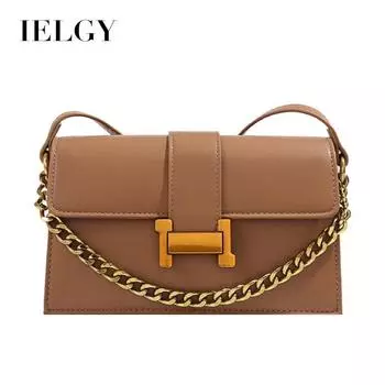 IELGY Everly Bag - Women Fashion Crossbody & Shoulder Bag PU Leather Beg Tangan Wanita Viral Trending Elegant Classy Bags чёрный