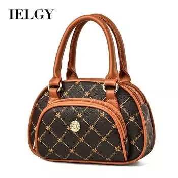 IELGY fashion printed handbag, casual shoulder messenger bag