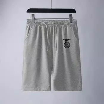 IELGY Гонконгский стиль Модные шорты с принтом Мужские корейские модные черные спортивные тонкие шорты S чёрный