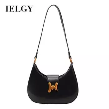 IELGY high-end underarm bag, fashionable and popular shoulder commuter messenger bag чёрный