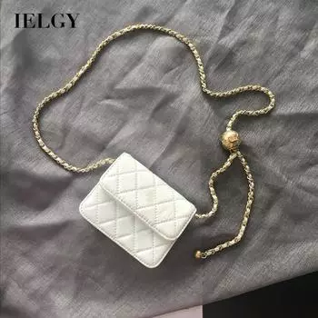 IELGY Jinzhu Fans You женская сумка через плечо с цепочкой для губной помады и бриллиантами