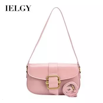 IELGY Корейская универсальная высококачественная сумка подмышки, модная маленькая квадратная сумка, женская сумка-мессенджер на одно плечо в стиле ретро. чёрный