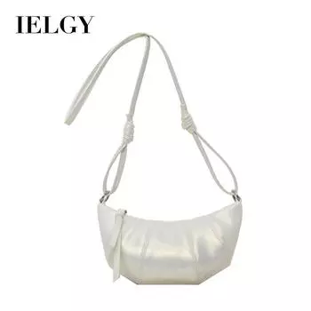 IELGY Корейская версия модной сумки для пельменей, модная универсальная одноплечевая простая повседневная сумка подмышкой чёрный