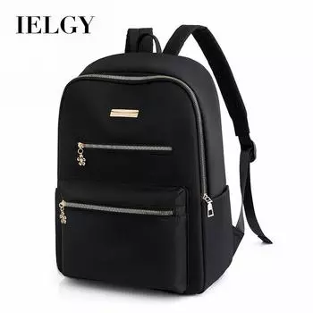 IELGY Large Capacity Backpack, Oxford Cloth Versatile Black Backpack чёрный