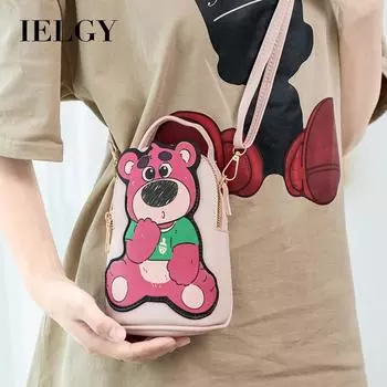 IELGY Маленькая, легкая и симпатичная модная вертикальная сумка через плечо для мобильного телефона.