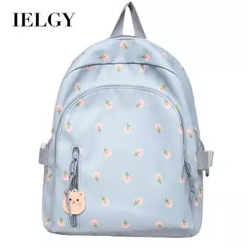 IELGY Мини-рюкзак, небольшой рюкзак с японским и корейским принтом, дорожная сумка. белый
