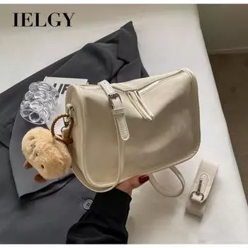IELGY Модная маленькая квадратная сумка большой вместимости в стиле ретро под мышками, универсальная сумка через плечо чёрный