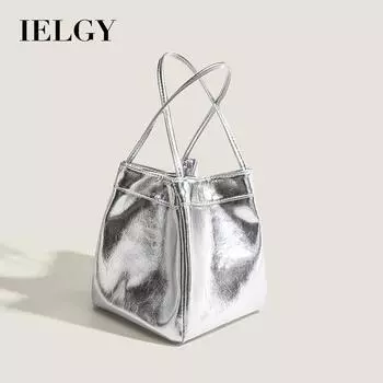 IELGY Модная многофункциональная повседневная сумка-ведро корейской версии, нишевая простая сумка под мышками