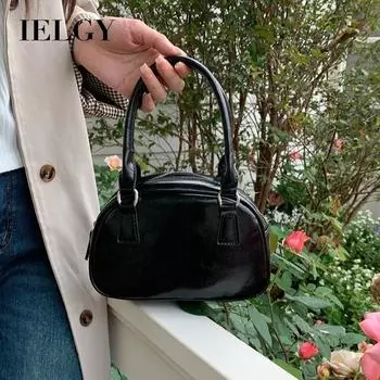 IELGY модная переносная сумка для боулинга, универсальная сумка-мессенджер в стиле ретро красного цвета с квадратной ручкой красный