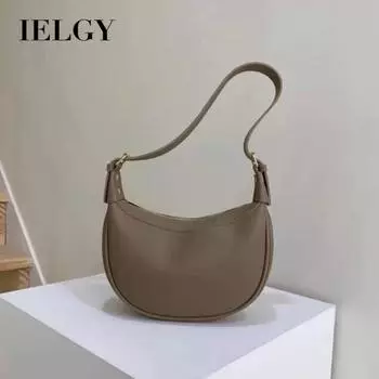 IELGY Модная повседневная черная универсальная сумка через плечо на одно плечо для пельменей чёрный