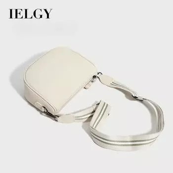 IELGY Модная сумка-мессенджер большого объема для повседневных поездок на работу и обратно, универсальная сумка через плечо чёрный