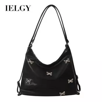 IELGY Модная сумка подмышки, нишевая простая сумка через плечо в стиле ретро, женская сумка-мессенджер белый