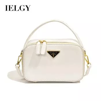 IELGY Модная универсальная маленькая квадратная сумка-мессенджер через плечо, модная сумка-коробка с высококачественной текстурой. чёрный