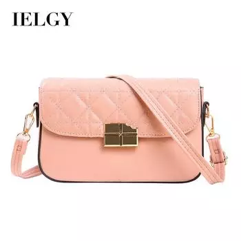 IELGY Модная женская сумка для мобильного телефона, сумка-мессенджер с вышивкой. бежевый