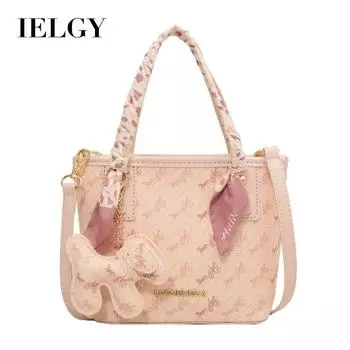 IELGY Модная женская сумка-мессенджер, переносная сумка-ведро розовый