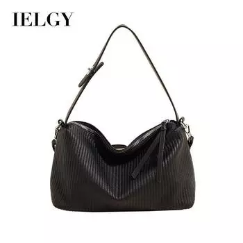 IELGY модная женская сумка на одно плечо с косым ремешком, высококачественная текстура, универсальная сумка бежевый