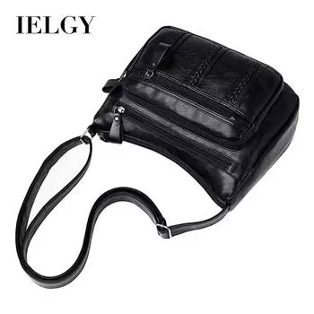 IELGY Сумка для мамы, женская модная простая сумка через плечо, большая вместимость чёрный
