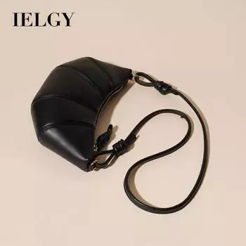 IELGY ниша с круассанами в стиле ретро, универсальная сумка для пельменей, модная женская сумка-багет на одно плечо белый