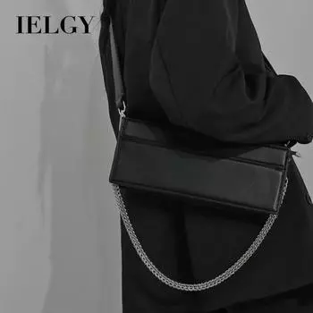IELGY Нишевый дизайн, багет под мышками, универсальная, большая вместимость, простая маленькая квадратная сумка-мессенджер, портативная