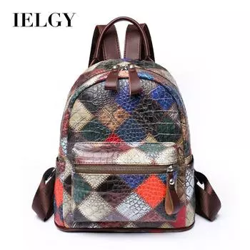 IELGY Персонализированный рюкзак в этническом стиле, школьная сумка с европейским и американским принтом в стиле ретро, классический рюкзак в тон.