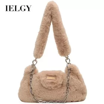 IELGY Популярная универсальная сумка-мессенджер, сумка для волос на одно плечо под мышкой чёрный