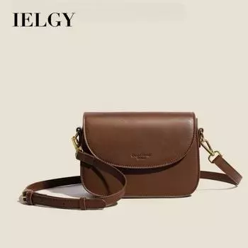 IELGY Повседневная универсальная маленькая квадратная сумка, простая корейская сумка через плечо кофейный