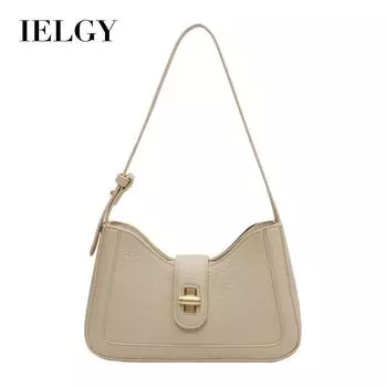 IELGY Ретро французская сумка для подмышек, модная ретро простая сумка для пригородного багета чёрный