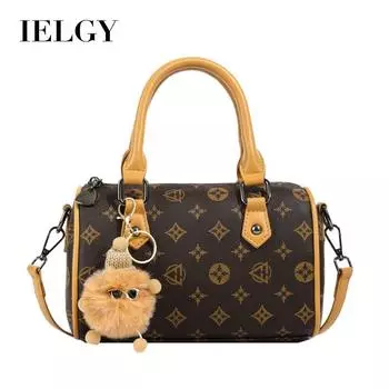 IELGY Ручная сумка-подушка Boston, французская легкая роскошная универсальная сумка через плечо. чёрный