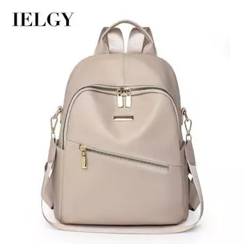 Рюкзак IELGY, небольшой повседневный рюкзак, корейская версия вместительного многофункционального портативного рюкзака-мессенджера. чёрный