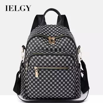 IELGY Рюкзак с ретро-принтом, стильный высококачественный рюкзак, повседневная туристическая спина коричневый