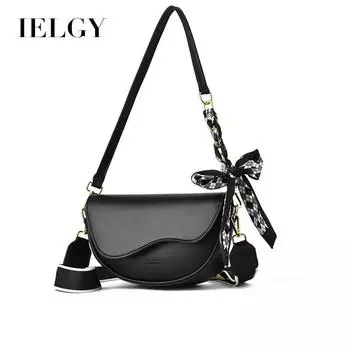 IELGY Сумка Sadie - женская модная сумка-седло через плечо и через плечо, бесплатная сумка из искусственной кожи Twilly чёрный