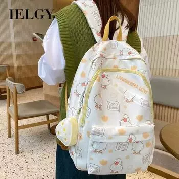 IELGY Школьная сумка, ученица средней школы, девушка, рюкзак, ученица младших классов, японский ins, милый мультфильм, ученица начальной школы, большая вместимость