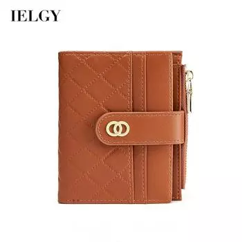 IELGY Складной простой ремень с пряжкой небольшой свежий короткий кошелек для монет для женщин красный