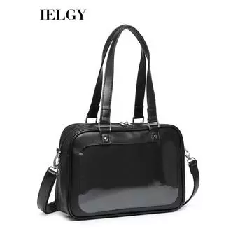IELGY Студенческая японская прозрачная симпатичная униформа портативная двухмерная переносная сумка-мессенджер чёрный