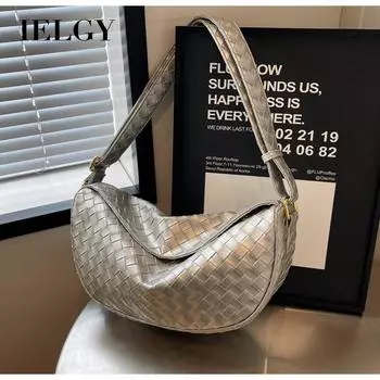 IELGY Сумка большой вместимости, модный нишевый дизайн, элитное чувство иностранного стиля, сумка для пельменей через плечо на одно плечо.