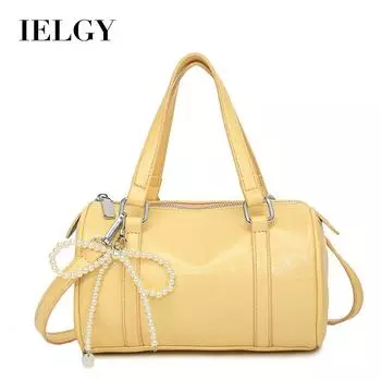 IELGY Сумка-мессенджер большой вместимости, сумка-подушка, элитная сумка Boston. чёрный