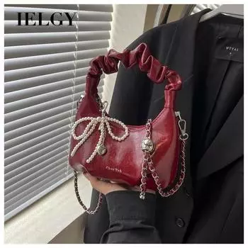 IELGY Сумка-облако Niche Design, универсальная сумка через плечо под мышкой чёрный