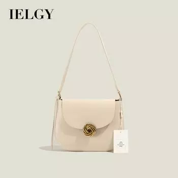 IELGY Сумка-подмышка в стиле ретро, модная сумка через плечо высокого класса с черной цепочкой. красный