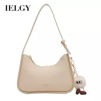 IELGY Сумка подмышки нишевого дизайна, повседневная сумка через плечо с универсальной текстурой