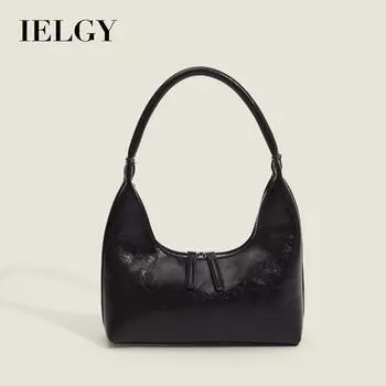 IELGY Сумка-тоут с серебряным полумесяцем, универсальная французская сумка через плечо