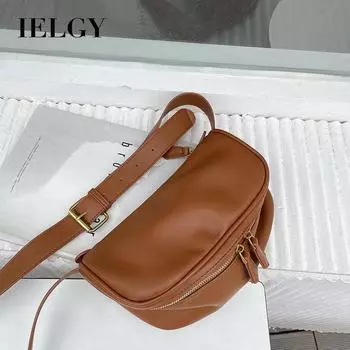 IELGY текстура ниша дизайн сумка-подушка в западном стиле универсальная сумка через плечо через плечо tide чёрный