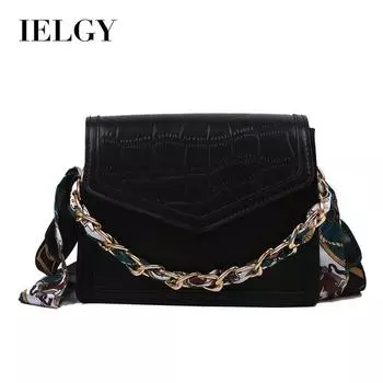 IELGY универсальная маленькая сумка, женская сумка, модная модная женская сумка через плечо, маленькая квадратная сумка-мессенджер с текстурой в стиле ретро белый