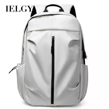 IELGY versatile fashion college student schoolbag simple sports and leisure bag computer bag бежевый