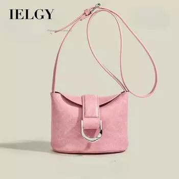 IELGY Высококачественная модная нишевая сумка через плечо, мини-универсальная сумка для мобильного телефона розовый