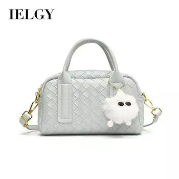 IELGY Высококачественная сумка, модная и фактурная сумка-мессенджер для боулинга через плечо чёрный