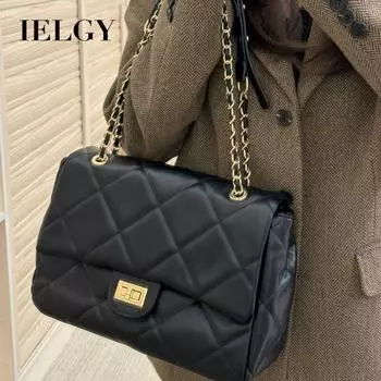 IELGY Высококачественная сумка-подмышка с цепочкой из бриллиантов, большая вместимость, одна упаковка из трех сумок-переносок чёрный