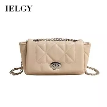 IELGY Высококачественная сумка подмышкой с цепочкой из бриллиантов, модный нишевый дизайн, универсальная сумка через плечо небольшого размера бежевый