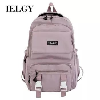 IELGY Women s Korean Version Large Capacity Backpack чёрный