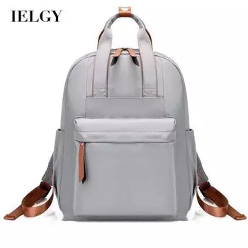 IELGY Женский нейлоновый рюкзак, модный, простой, портативный, дорожный рюкзак 14 inches чёрный